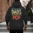 Only The Greatest Dads Get Promoted To Pop Men's Hoodie Back Print