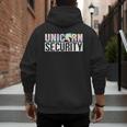 Halloween Mom Dad Daughter Adult Costume Unicorn Security Men's Hoodie Back Print Halloween Mom Dad Daughter Adult Costume Unicorn Security Men's Hoodie Back Print