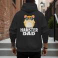 Hamster Dad Father's Day Animal Whisperer Rodent Lover Men's Hoodie Back Print