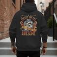 Heavy Metal Cooler Dad Punk Rock Music Lover Men's Hoodie Back Print