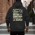 Hero Wears Dog Tags Combat Boots Proud Army Dad Father Men's Hoodie Back Print Hero Wears Dog Tags Combat Boots Proud Army Dad Father Men's Hoodie Back Print