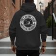 Hole In One Golf Dad & Cart Golfer Men's Hoodie Back Print