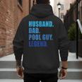 Husband Dad Pool Guy Legend Men Men's Hoodie Back Print Husband Dad Pool Guy Legend Men Men's Hoodie Back Print