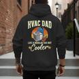 HVAC Dad But Cooler HVAC Technician Father Men's Hoodie Back Print