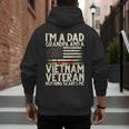 I'm A Dad Grandpa And A Vietnam Veteran Nothing Scares Me Men's Hoodie Back Print