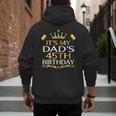 It's My Dad's 45th Birthday Happy Birthday 45 Years Old Men's Hoodie Back Print