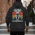 It's Not A Dad Bod It's Father Figure Bear Vintage Men's Hoodie Back Print