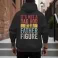 It's Not A Dad Bod It's A Father Figure Retro VintageShort Sleeve Men's Hoodie Back Print