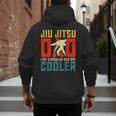 Jiu Jitsu Dad Like A Regular Dad But Cooler Dad Father Men's Hoodie Back Print