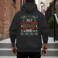 Just Feliz Navi Because I Don't Have A Dad Ugly Christmas Men's Hoodie Back Print