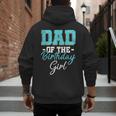 Kids Birthday Party Parent Birthday Girl Father Daddy Dad Men's Hoodie Back Print