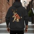 I Love Dad Tattoo Rat Terrier Dad Men's Hoodie Back Print