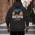 Maltipoo Dad Men's Hoodie Back Print