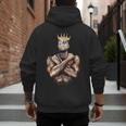 I Am Man King Powerful Dad Afro Melanin Black History Men's Hoodie Back Print