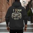 I Am Man King Powerful Dad Afro Melanin Men's Hoodie Back Print