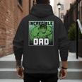 Marvel Comics Avengers Father's Day Hulk Incredible Dad Men's Hoodie Back Print