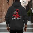 Marvel Super Heroes Pets Deadpool Loves Dogpool Dog Dad Men's Hoodie Back Print