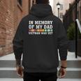 In Memory Of My Dad Vietnam Veteran Family Matching Men's Hoodie Back Print