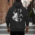 Men Celtic Norse Mythology Viking Dad Men's Hoodie Back Print