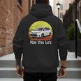 Mini Van Life Soccer Mom Dad Parent For Parents Men's Hoodie Back Print