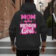 Mom And Dad Birthday Girl Family Matching Party Decorations Men's Hoodie Back Print