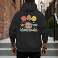 Mom And Dad Of The Birthday Girl Melon Family Matching Men's Hoodie Back Print