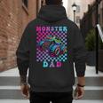 Monster Truck Dad Family Matching Shirt Truck Lovers Men's Hoodie Back Print
