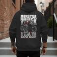 Monster Truck Dad Tshirt Men's Hoodie Back Print