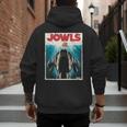 MonsterMuttz Great Dane Jowls Paws Top Drooling Dog Mom Dog Dad Men's Hoodie Back Print