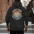 Nerdy Dads Build Character RPG Gaming Father's Day For Dad Men's Hoodie Back Print