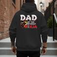 Ninja Birthday Party Dad Of The Birthday Ninja Small Men's Hoodie Back Print