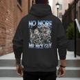 No More Mr Nice Guy Alpha Wolf Meme Dad Papa Men Men's Hoodie Back Print