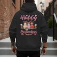 Norwegian Forest Cat Happy Meowentines Valentine Dad Mom Men's Hoodie Back Print Norwegian Forest Cat Happy Meowentines Valentine Dad Mom Men's Hoodie Back Print