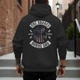 One Badass Bonus Stepdad Birthday Step Dad Men's Hoodie Back Print