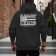Papa Because Grandpa Is For Old Guys Dad Father Saying Men's Hoodie Back Print