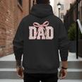 Pink Bow Dad Dad Life Best Dad Ever Father's Day Tees Men's Hoodie Back Print