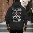 Pirate Dad I Be The Captain Of This Here Crew Pirate Dad Men's Hoodie Back Print Pirate Dad I Be The Captain Of This Here Crew Pirate Dad Men's Hoodie Back Print