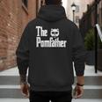 The PomFather Pomeranian Dog Dad Shirt Men Men's Hoodie Back Print