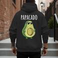 Pregnancy Announcement Shirts Men Dad Papacado Men's Hoodie Back Print