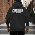 Princess Security Matching Boys Dad Mom Vintage Birthday Men's Hoodie Back Print