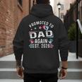 Promoted To Dad Again Est 2026 Vintage Dad Men's Hoodie Back Print