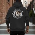 Promoted To Dad Est 2026 Stamp First Time Daddy To Be Men's Hoodie Back Print