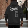 Proud Dad Of A 2026 Graduate Grad Senior Father Graduation Men's Hoodie Back Print