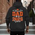 Proud Dad Of A 2026 Senior Basketball Graduation Family Men's Hoodie Back Print