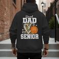 Proud Dad Of A 2026 Senior Basketball Graduation Leopard Men's Hoodie Back Print