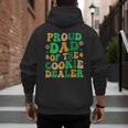 Proud Dad Of a Cookie Dealer Scout Troop Cookie Dealer Girls Men's Hoodie Back Print