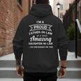 Proud Father In Law Shirt Dad Fathers Day Ideas Men's Hoodie Back Print