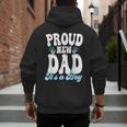 Proud New Dad It's A Boy Father To Be Soon To Be Dad Men's Hoodie Back Print
