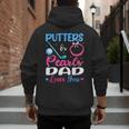 Putters Or Pearls Dad Loves You Gender Reveal Family Men's Hoodie Back Print