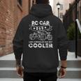 RC Car Dad RC Racing RC Cars Off-Road Men's Hoodie Back Print